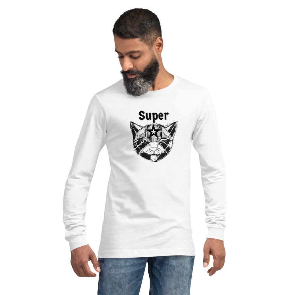 Langärmeliges Unisex-T-Shirt "Super"