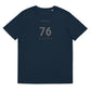 Unisex-Bio-Baumwoll-T-Shirt "76"