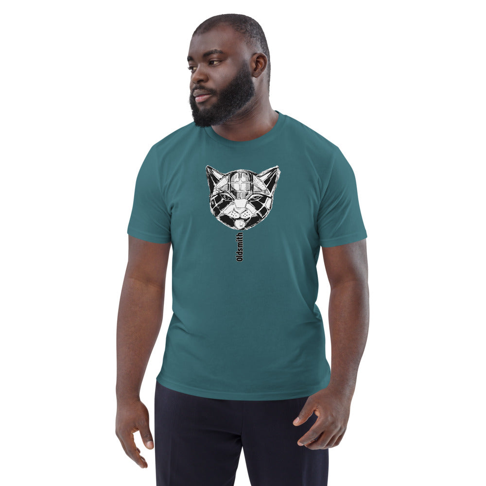 Unisex-Bio-Baumwoll-T-Shirt "Oldsmith Cat"