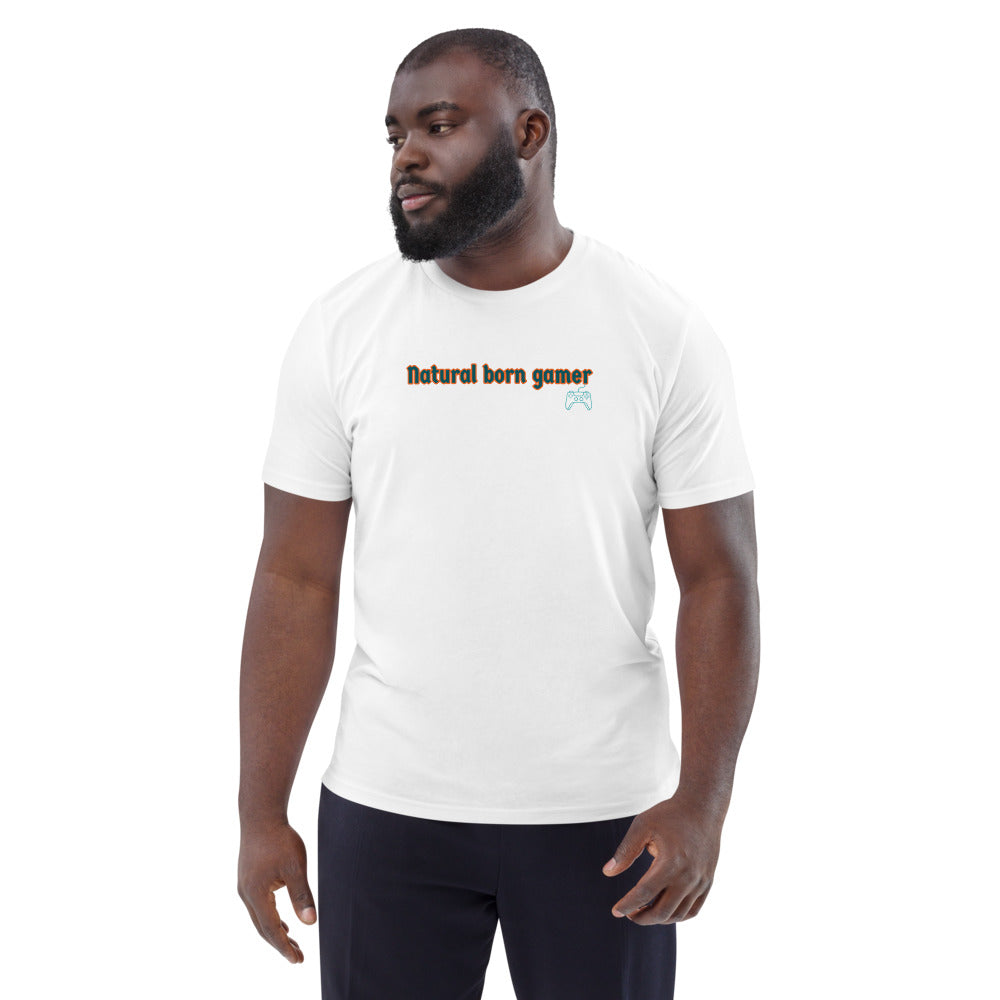 Unisex-Bio-Baumwoll-T-Shirt "Gamer"